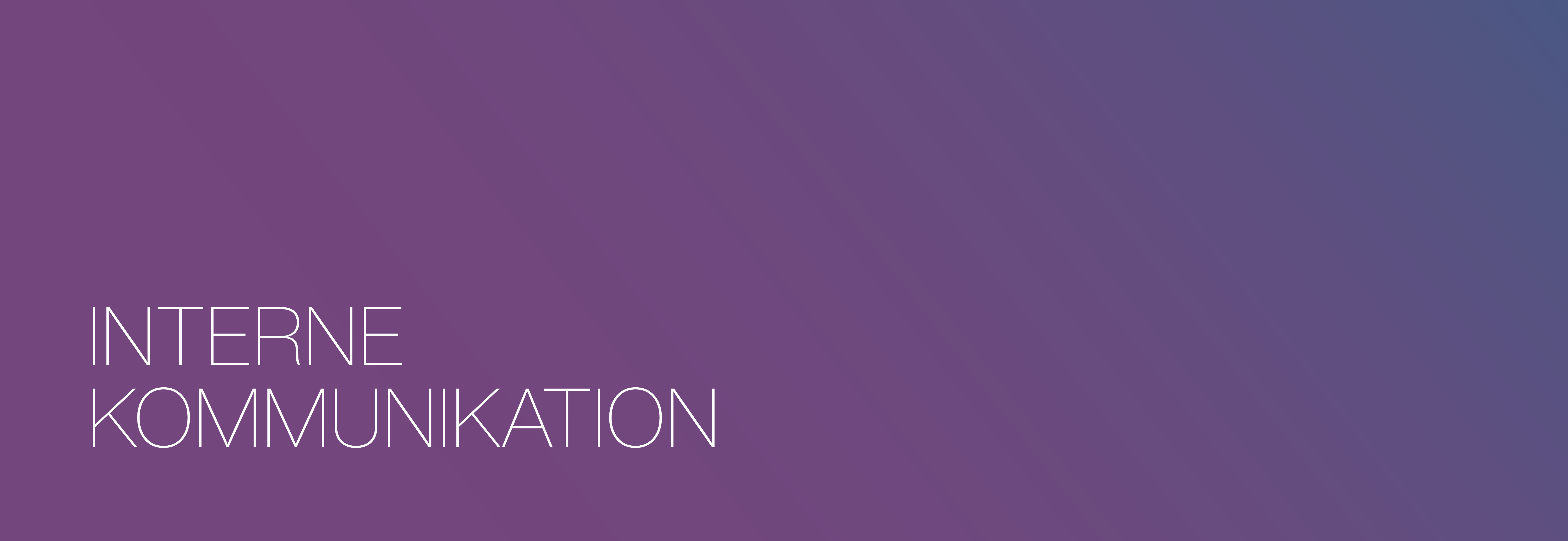 Interne Kommunikation - Swisscontent AG
